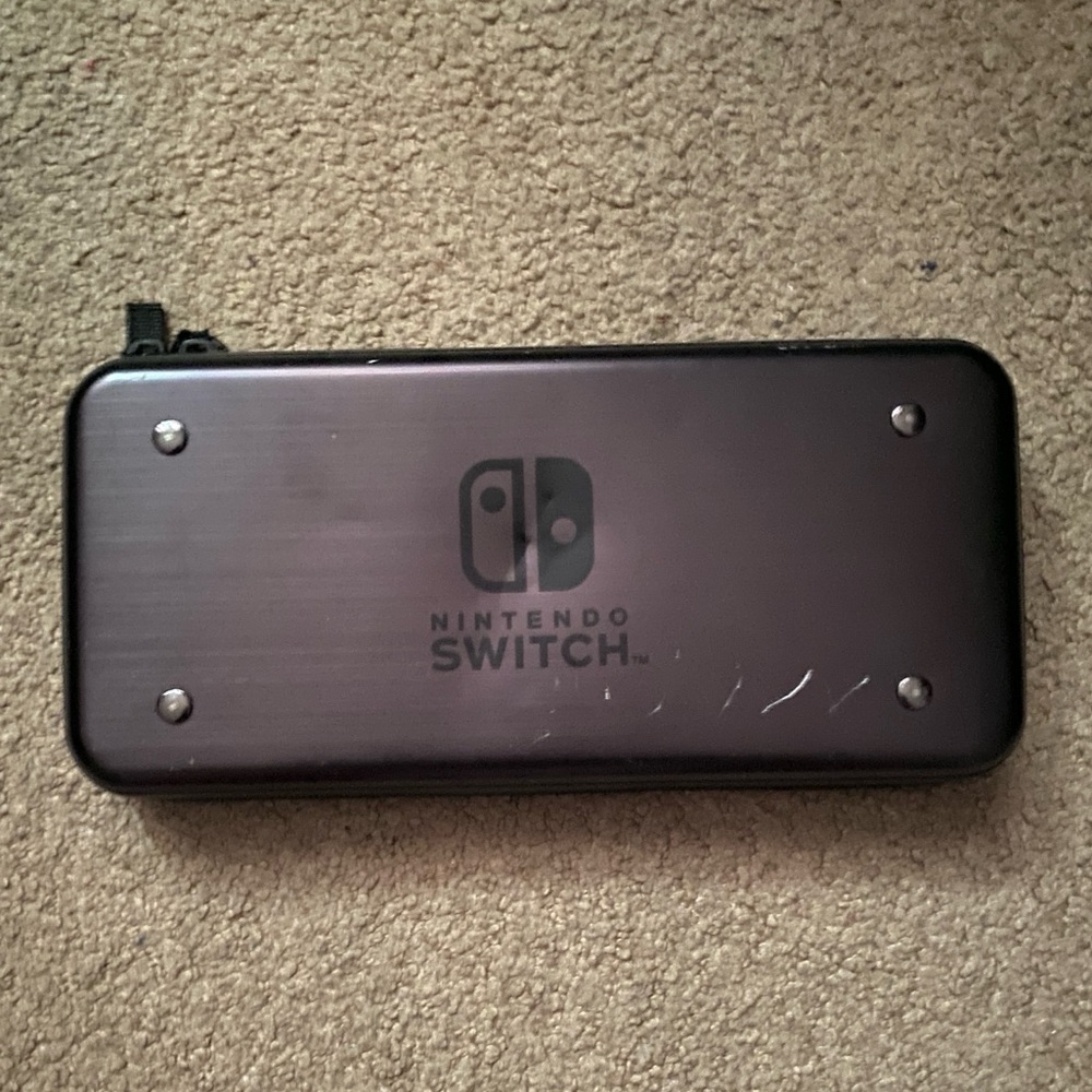HORI AlumiCase Metal Vault Carrying Travel Case for Nintendo Switch